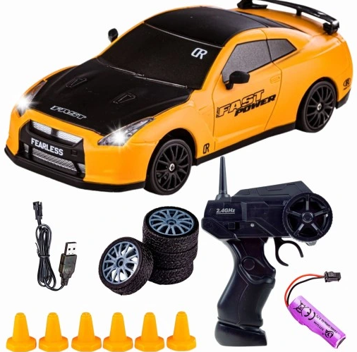 Nissan GTR Zdalnie STEROWANY do driftowania RC DRIFT 4x4 4WD